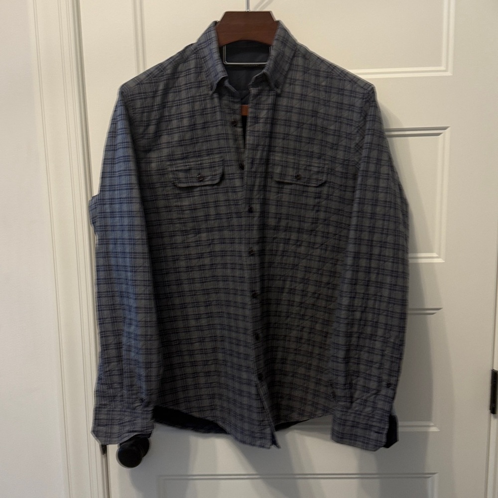 Like New (worn once) Mens “Hammer Made” Quilted Shirt Jacket Sz 42/16.5.